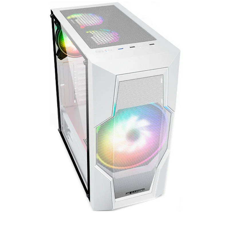 ПК корпус 2E GAMING TURBO MidTower, window, White ATX (G2057W) 2