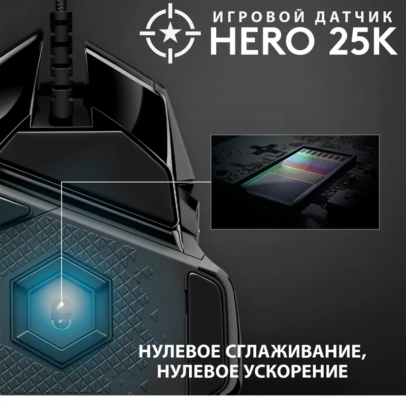 Игровая мышь Logitech G502 Hero SE (910-005729) 3