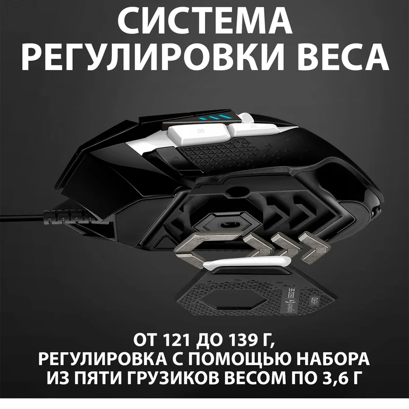 Игровая мышь Logitech G502 Hero SE (910-005729) 4