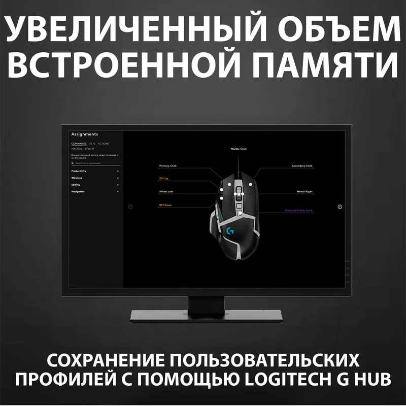 Игровая мышь Logitech G502 Hero SE (910-005729) 6