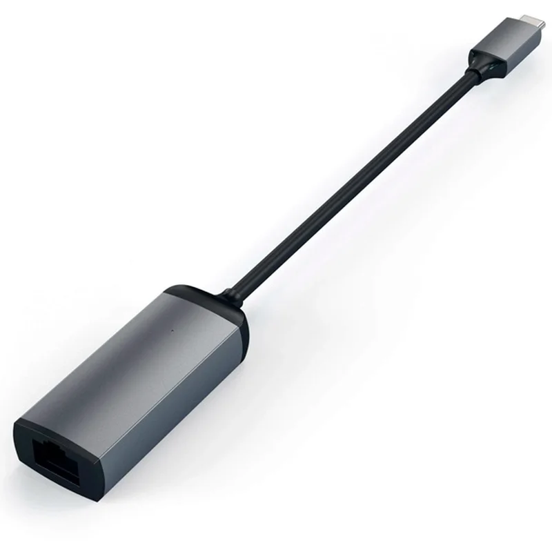 Сетевой адаптер Satechi Type-C - Gigabit Ethernet, Серый (ST-TCENM) 2