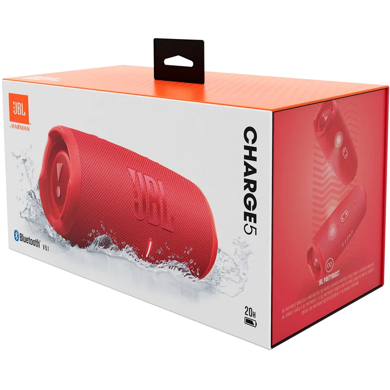 Колонка Bluetooth JBL Charge 5,Red (JBLCHARGE5RED 9