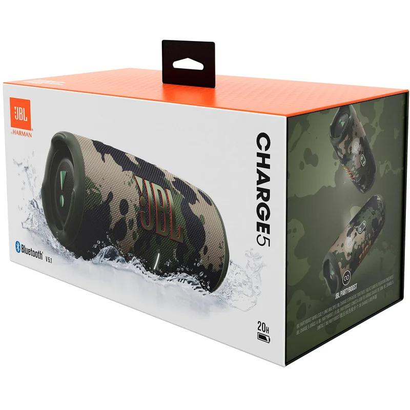Колонка Bluetooth JBL Charge 5, Squad (JBLCHARGE5SQUAD) 9