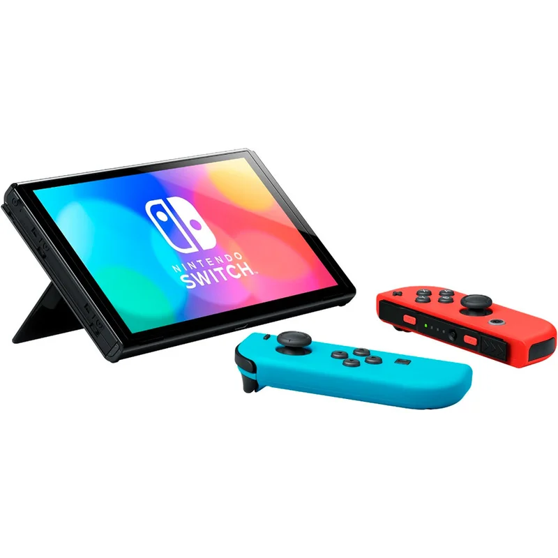 Игровая консоль Nintendo Switch OLED Neon Blue/Neon Red 4