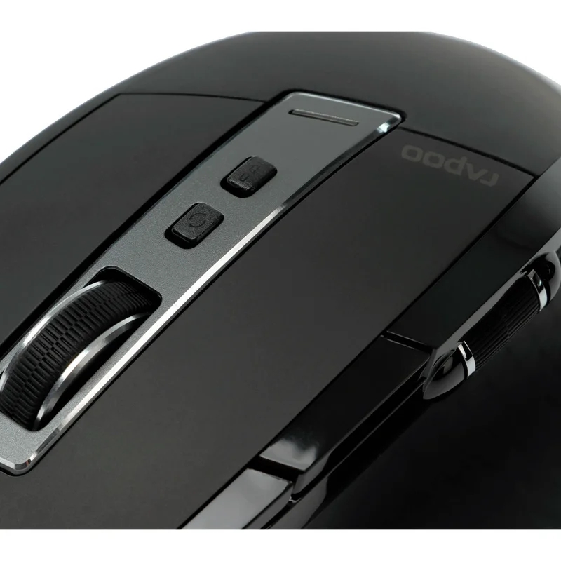 Мышка беспроводная USB/BT Rapoo MT750S, Black 5