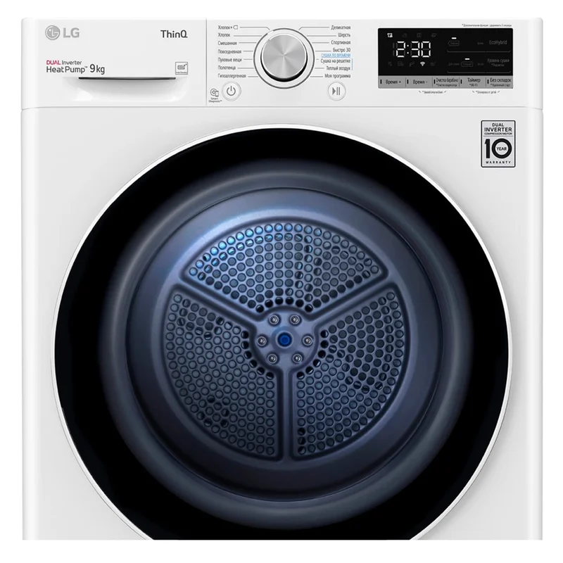 Сушильный автомат LG DC90V5V0W 12
