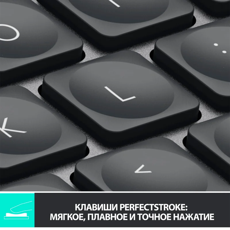Клавиатура беспроводная USB/BT Logitech MX Keys Mini, Graphite (920-010501) 9