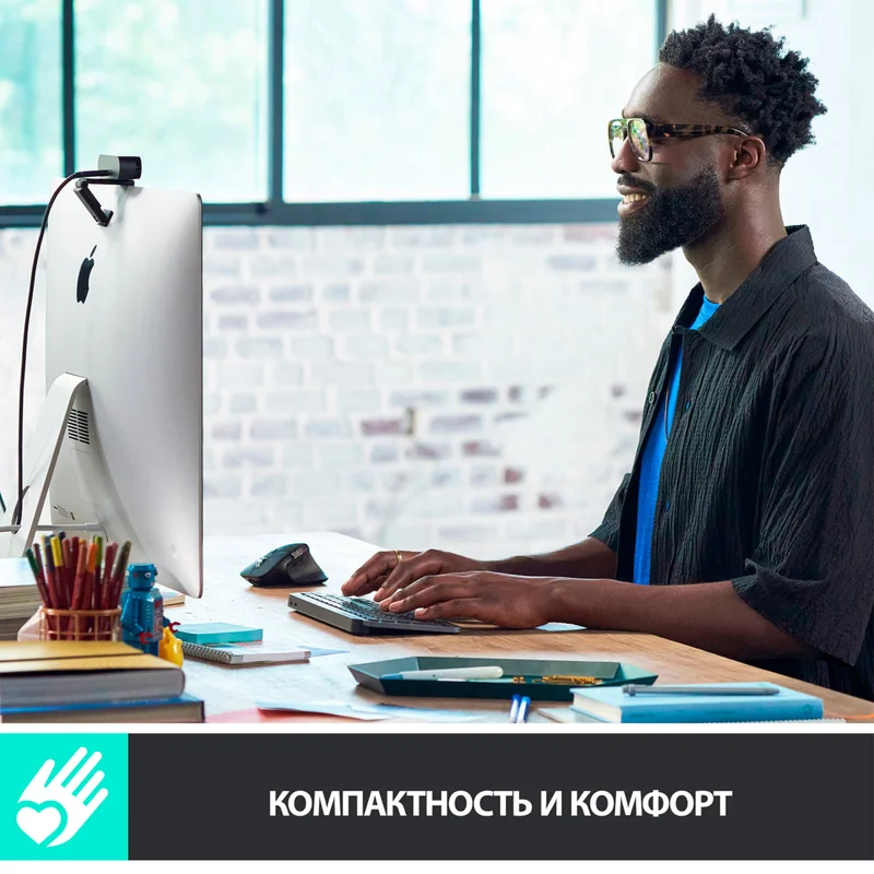 Клавиатура беспроводная USB/BT Logitech MX Keys Mini, Graphite (920-010501) 3