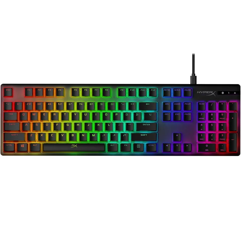 Дополнительные сменные клавиши HyperX Pudding Keycaps, Black (4P5P4AX#ACB) 4