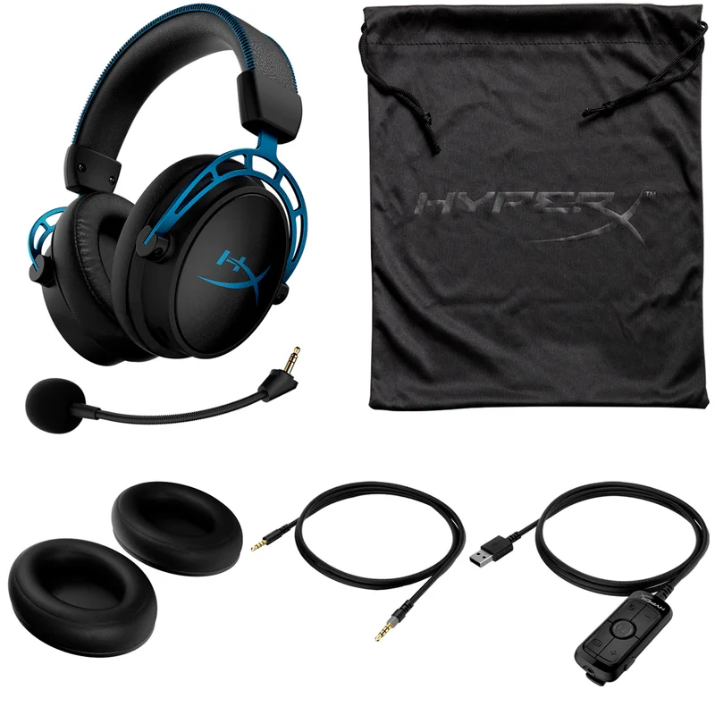 Игровая гарнитура HyperX Cloud Alpha S, Black/Blue (4P5L3AA) 6