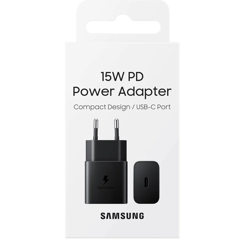 Адаптер питания Samsung, 1*Type-C 15Вт, Black (EP-T1510NBEGRU) 3