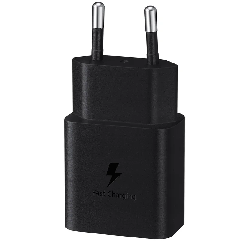 Адаптер питания Samsung, 1*Type-C 15Вт+Cable, Black (EP-T1510XBEGRU) 4