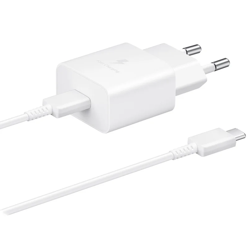 Адаптер питания Samsung, 1*Type-C 15Вт+Cable, White (EP-T1510XWEGRU) 4