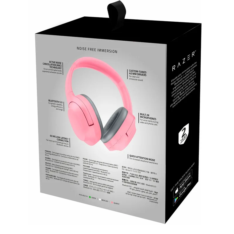 Игровая гарнитура беспроводная Razer Opus X, Quartz (RZ04-03760300-R3M1) 7