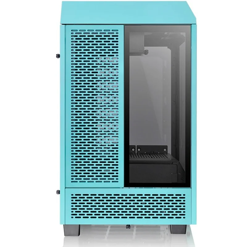 ПК корпус Thermaltake The Tower 100 MiniTower, window, Turquoise mITX (CA-1R3-00SBWN-00) 3