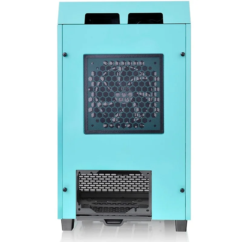 ПК корпус Thermaltake The Tower 100 MiniTower, window, Turquoise mITX (CA-1R3-00SBWN-00) 6
