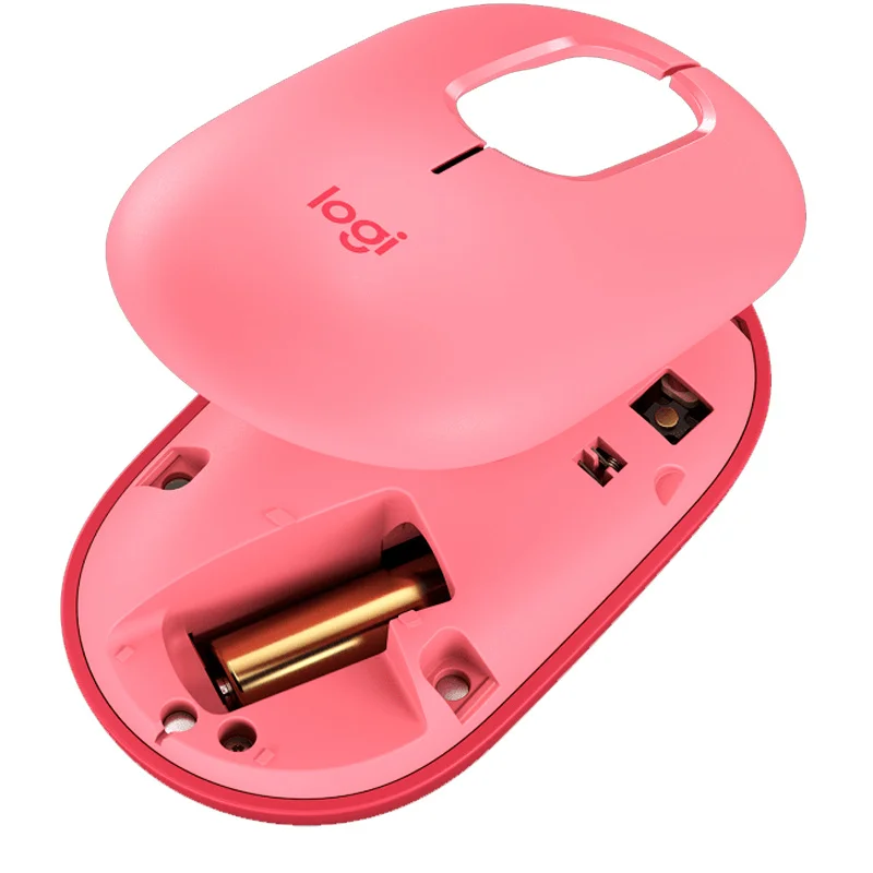 Мышка беспроводная USB/BT Logitech POP Mouse, Rose (910-006548) 11