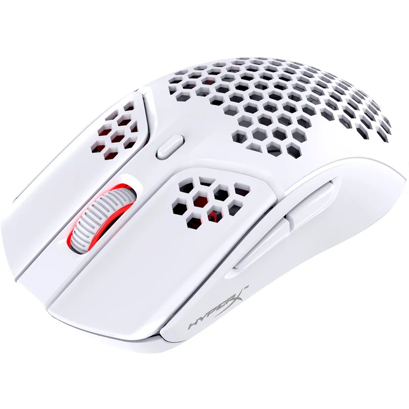 Игровая мышь беспроводная HyperX Pulsefire Haste Wireless, White (4P5D8AA) 4