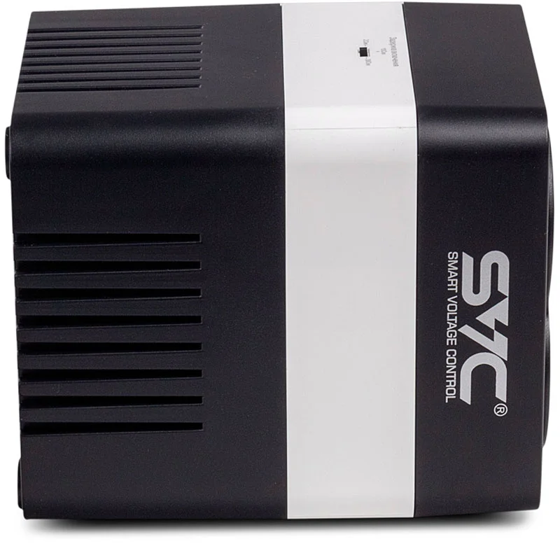 Стабилизатор SVC, 1000VA/500Вт, AVR:176-273В, 3Shuko, Black (AVR-1008-U) 3