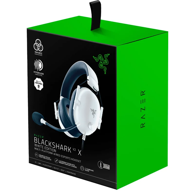 Игровая гарнитура Razer Blackshark V2 X, White (RZ04-03240700-R3M1) 5