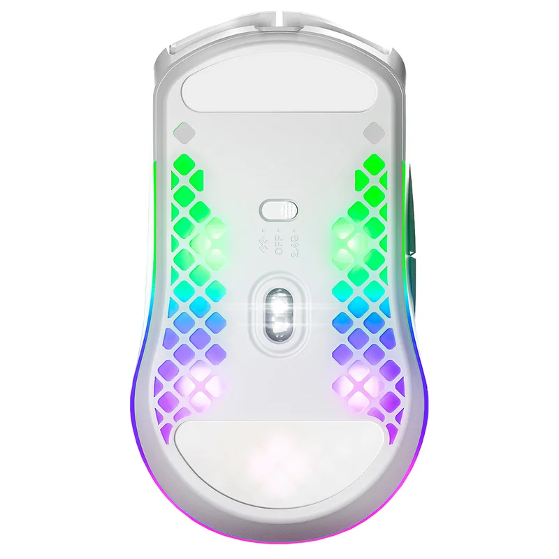 Игровая мышь беспроводная SteelSeries Aerox 3 2022 Snow (62608) 2