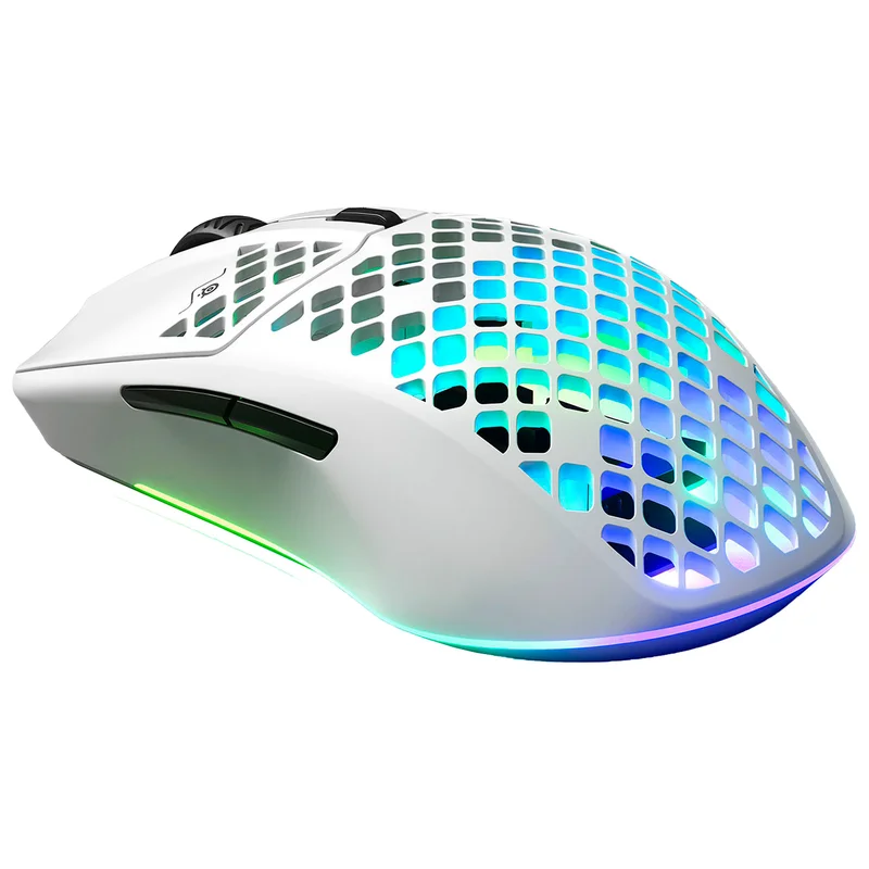 Игровая мышь беспроводная SteelSeries Aerox 3 2022 Snow (62608) 4