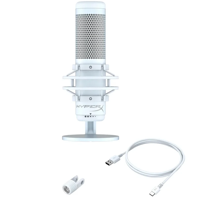 Микрофон игровой HyperX QuadCast S, White (519P0AA) 7