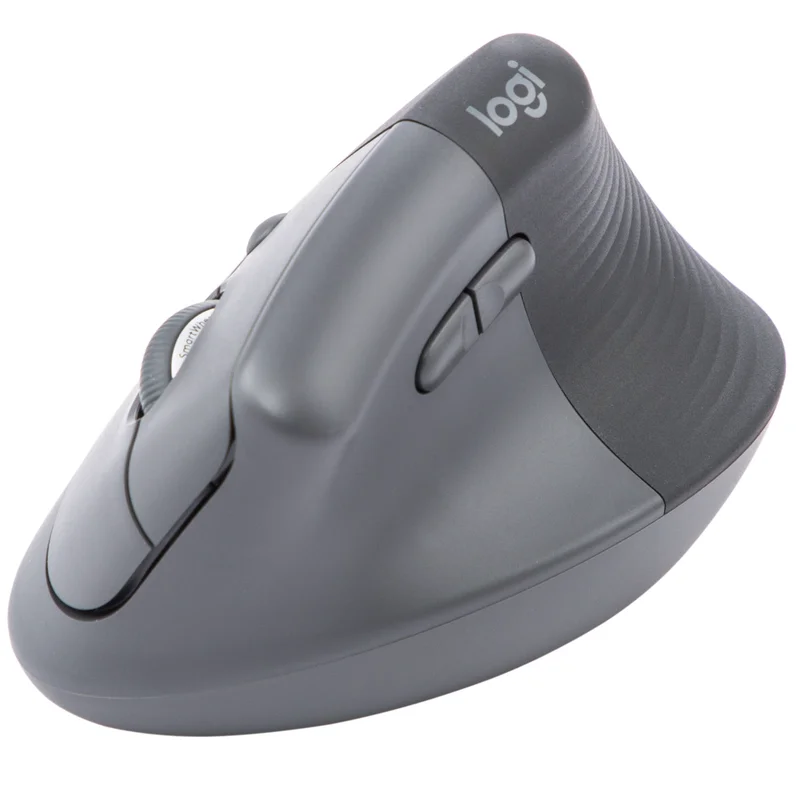 Мышка беспроводная USB/BT Logitech Lift Vertical Ergonomic Mouse, Graphite (910-006473) 4
