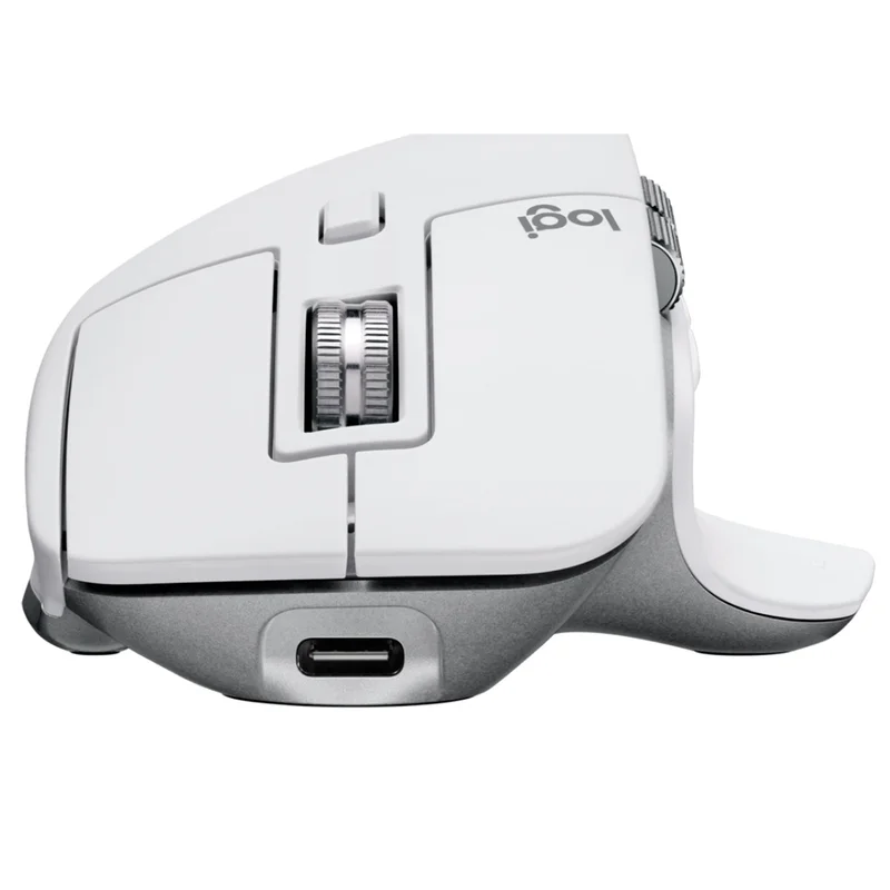 Мышка беспроводная USB/BT Logitech MX Master 3S, Pale Grey (910-006560) 4