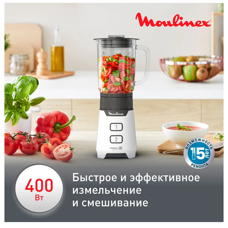 Блендер стационарный Moulinex LM-16L110 8