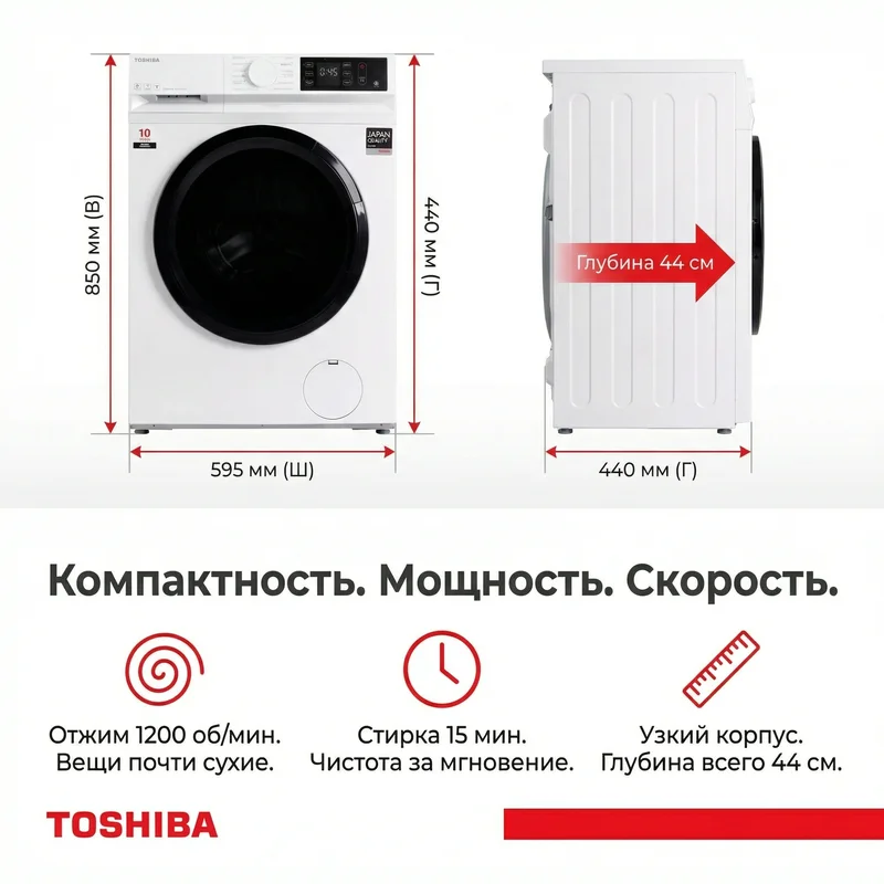 Стиральная машина Toshiba TW-BL70A2UZ(WK) 4