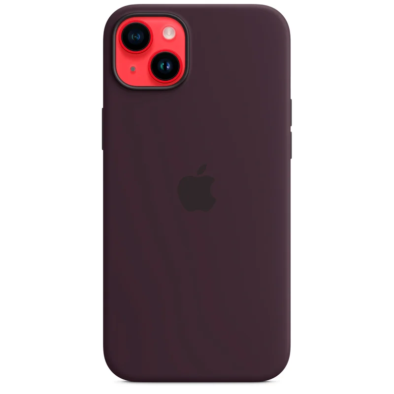 Чехол для iPhone 14 Plus, Silicone Case with MagSafe, Elderberry (MPT93ZM/A) 5