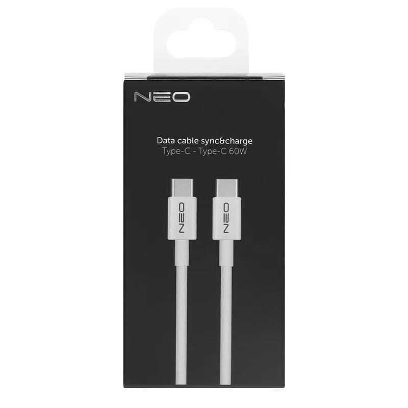 Кабель Type-C - Type-C, Neo, 1м, 60W, White (NEO-TYPEC60W) 6