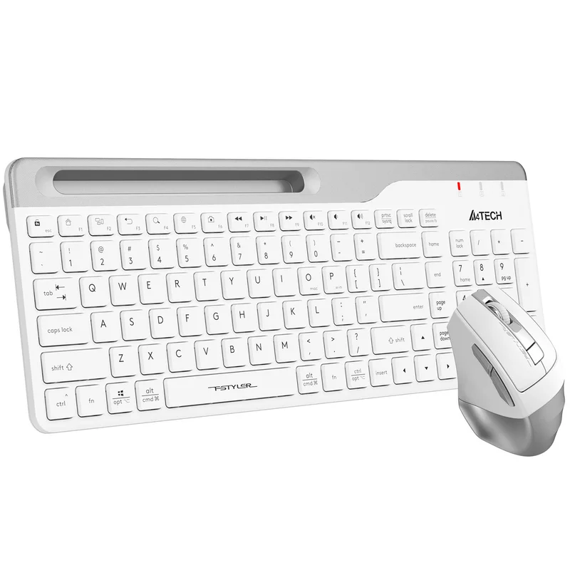 Клавиатура + Мышка беспроводные USB A4tech FB2535C, White 2