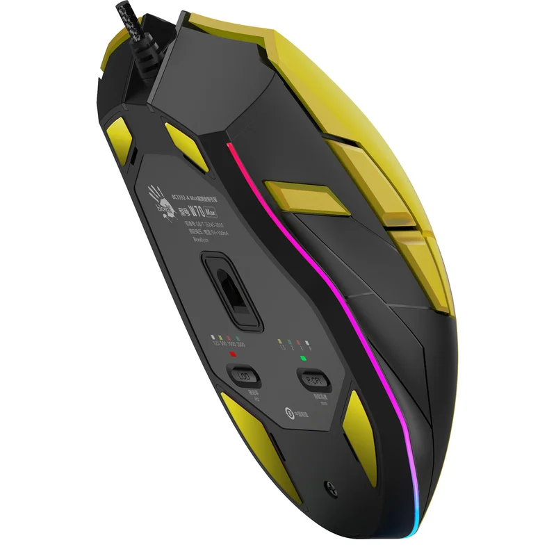 Игровая мышь Bloody W70-Max, Punk yellow (W70-Max-Punk yellow) 8