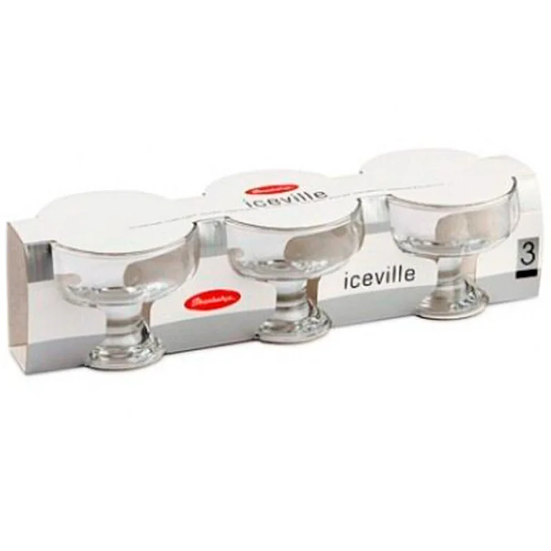 Ваза для мороженого 3шт Iceville Pasabahce 41016 3