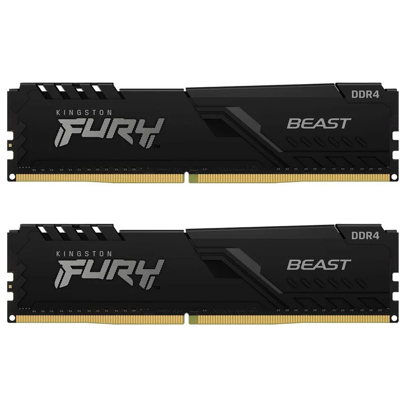 Оперативная память DDR4 DIMM 32GB(16GBx2)/3200MHz Kingston Fury Beast (KF432C16BB1K2/32) 2
