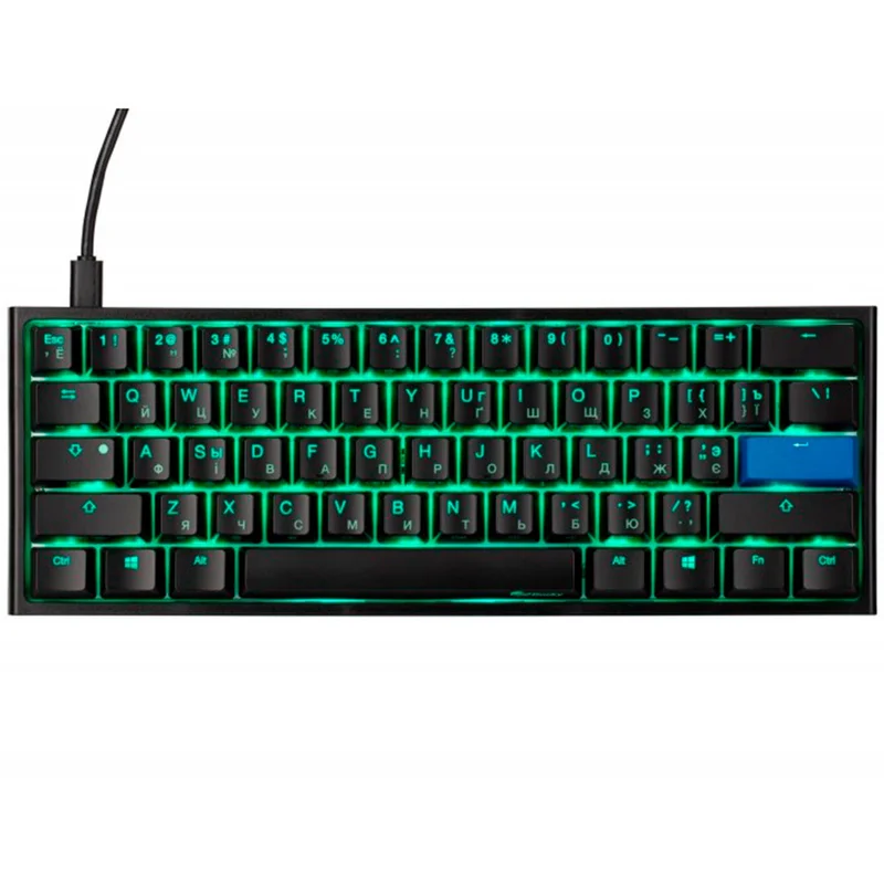 Игровая клавиатура Ducky One 2 Mini Black-White, Red Switch (DKON2061ST-RRUPDAZT1)