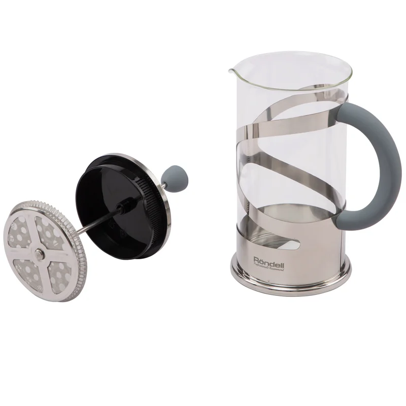 Френч-пресс 1,0 л Crystal Grey Rondell RDS-840 6