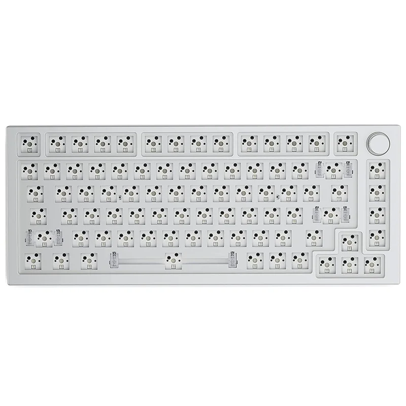 База для сборки клавиатуры Glorious GMMK Pro 75%, White Ice (GLO-GMMK-P75-RGB-W)