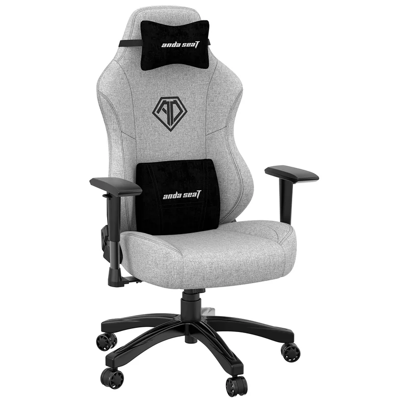 Игровое компьютерное кресло AndaSeat Phantom 3, Grey Fabric (AD18Y-06-G-F) 2