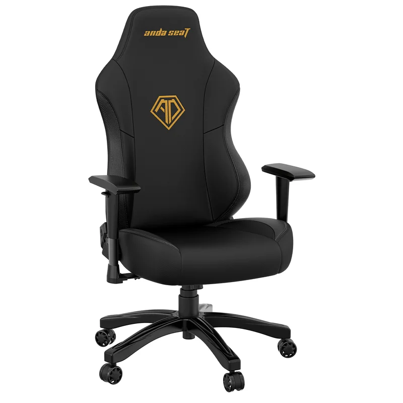 Игровое компьютерное кресло AndaSeat Phantom 3, Black/Gold (AD18Y-06-B-PVC) 2