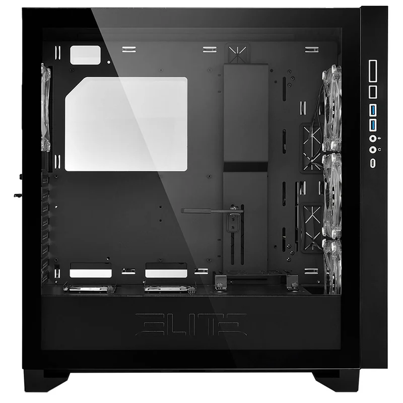 ПК корпус Sharkoon ELITE SHARK CA300T MidTower, window, Black, EATX (ELITE SHARK CA300T Black) 5