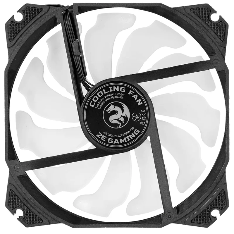Кулер для кейса 2E GAMING AIR COOL ACF120PW-RGB, 120мм 3