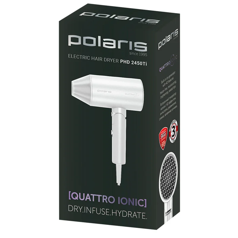 Фен Polaris PHD-2450Ti Белый 5