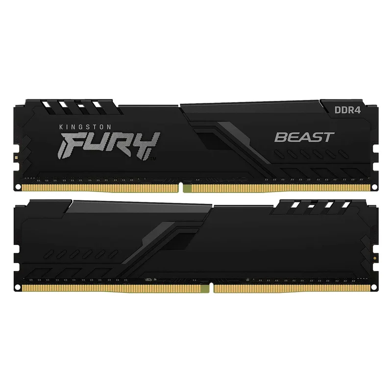 Оперативная память DDR4 DIMM 32GB(16GBx2)/3200MHz Kingston Fury Beast (KF432C16BBK2/32) 2