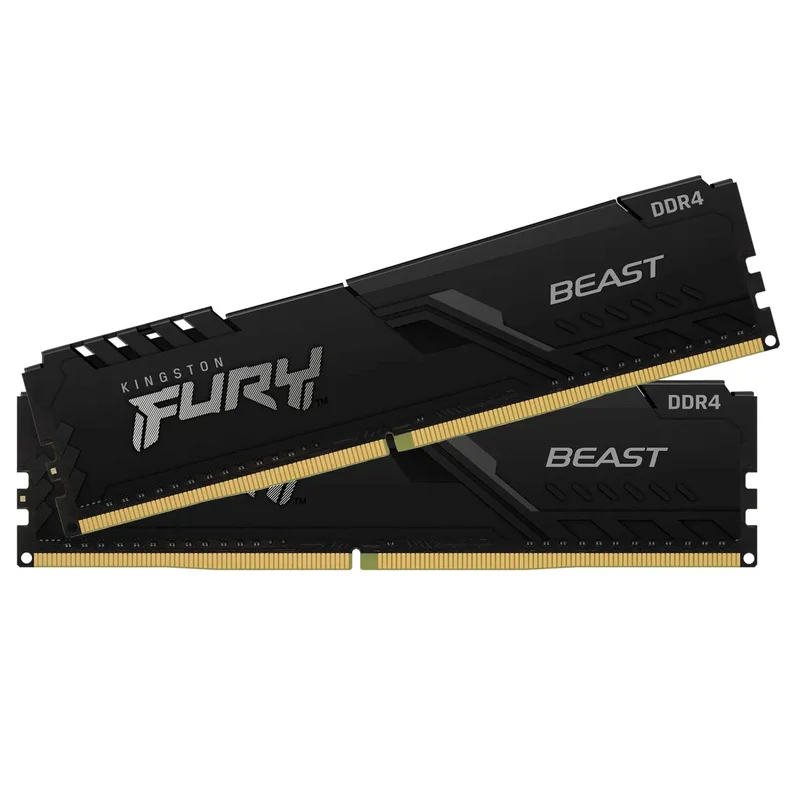 Оперативная память DDR4 DIMM 32GB(16GBx2)/3200MHz Kingston Fury Beast (KF432C16BBK2/32) 3