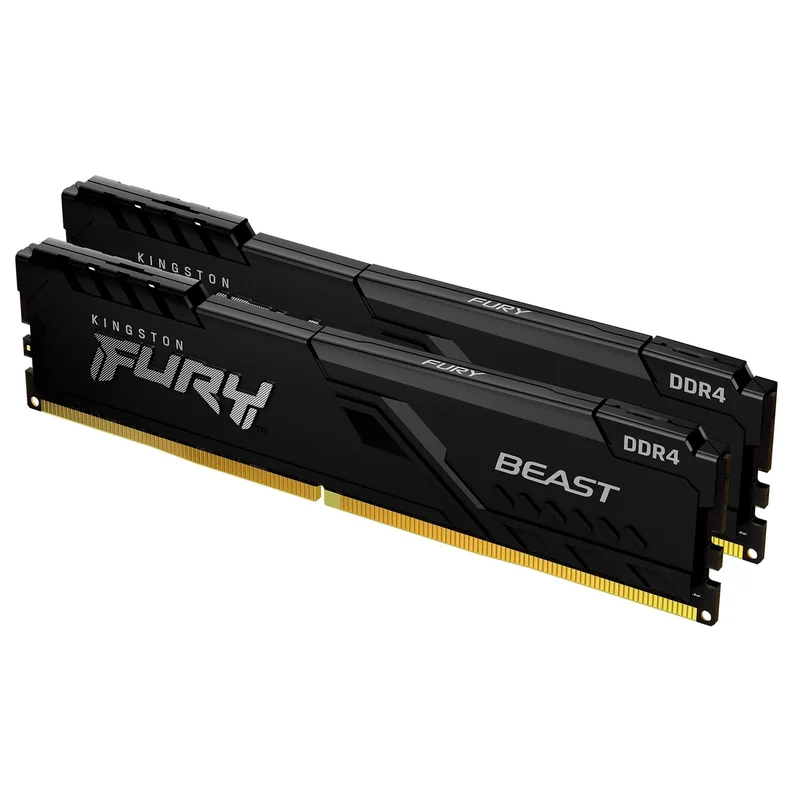 Оперативная память DDR4 DIMM 32GB(16GBx2)/3200MHz Kingston Fury Beast (KF432C16BBK2/32) 4