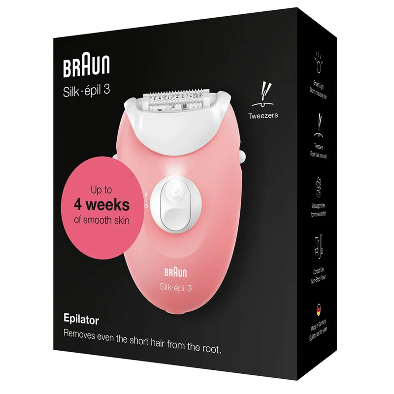 Эпилятор Braun Silk-épil 3 3-176, розовый 3