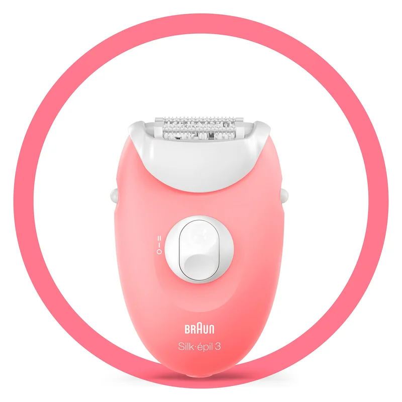 Эпилятор Braun Silk-épil 3 3-176, розовый 7